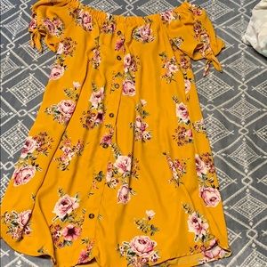 Rue 21 off the shoulder dress